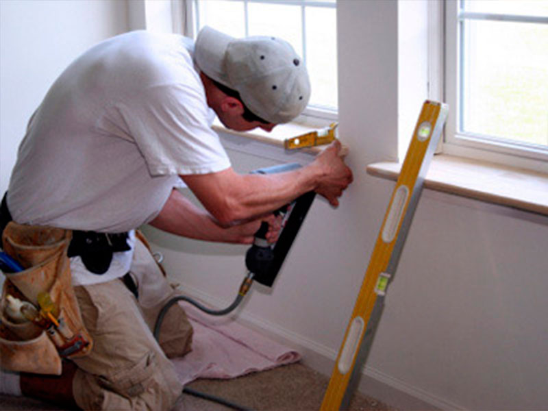 Установка подоконников